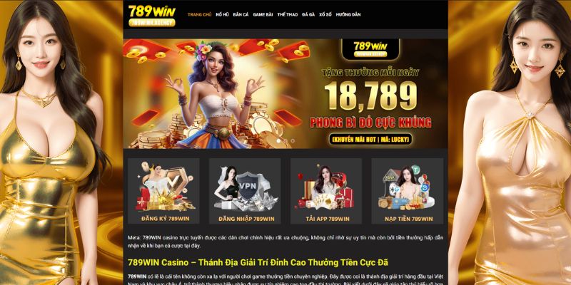 Giới thiệu nhà cái giải trí đỉnh cao 789WIN 