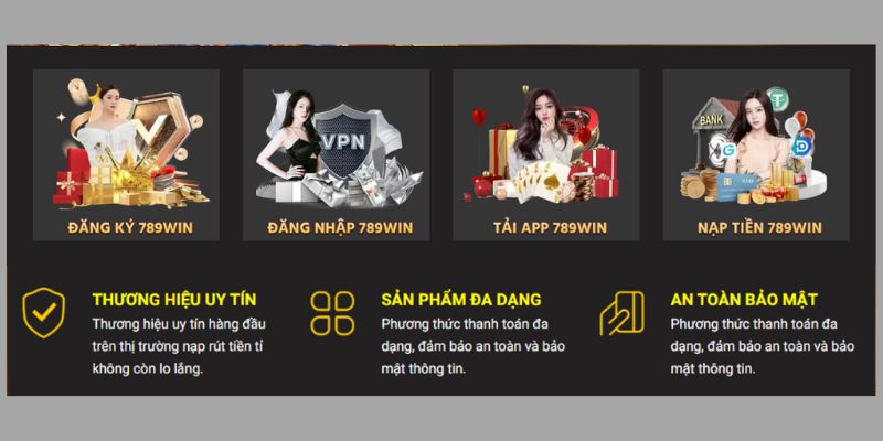 Truy cập vào trang chủ 789WIN chính thức để giao dịch nạp tiền an toàn